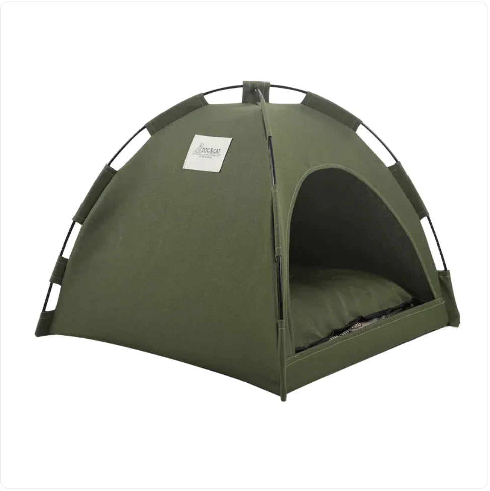 🏕️ Pet Tent with Cooling Mat | Cozy, Portable & Breathable Shelter for Pets