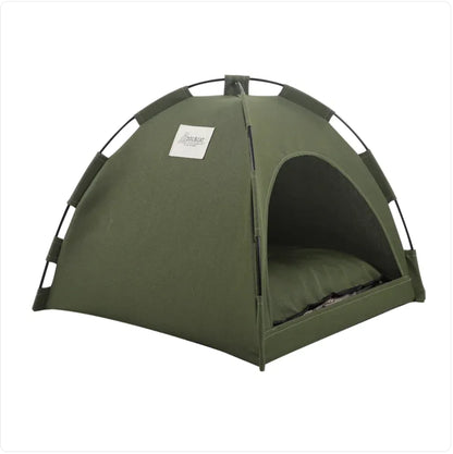 🏕️ Pet Tent with Cooling Mat | Cozy, Portable & Breathable Shelter for Pets