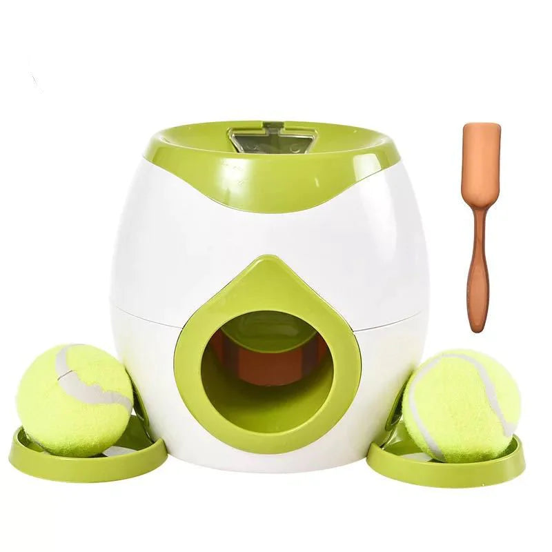Interactive Pet Feeder Toy 🎾 | Automatic Ball Launcher & Treat Dispenser for Dogs