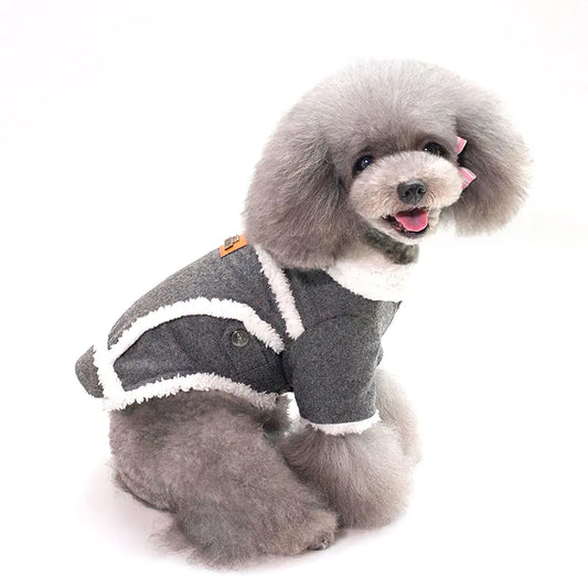 Luxe Fleece-Lined Winter Jacket 🐾| Warm & Stylish Dog Coat for All Breeds