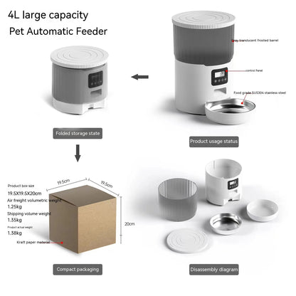 Smart Automatic Pet Feeder 🐾 | Programmable Food Dispenser for Cats & Dogs