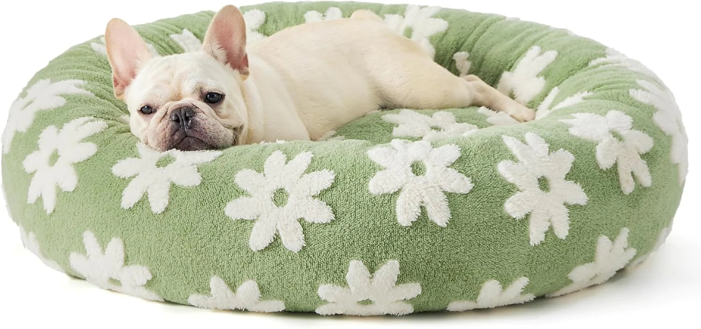 CozyPaw All-Season Pet Bed 🐾 | Plush Round Bed for Dogs & Cats