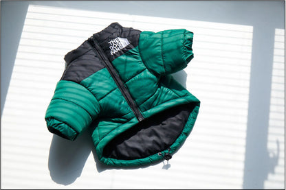 🧥🐾 Fashion Warm Waterproof Dog Padded Jacket – Stylish Winter Raincoat for Pets