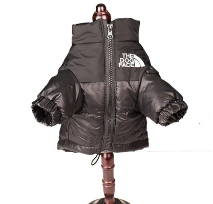 🧥🐾 Fashion Warm Waterproof Dog Padded Jacket – Stylish Winter Raincoat for Pets