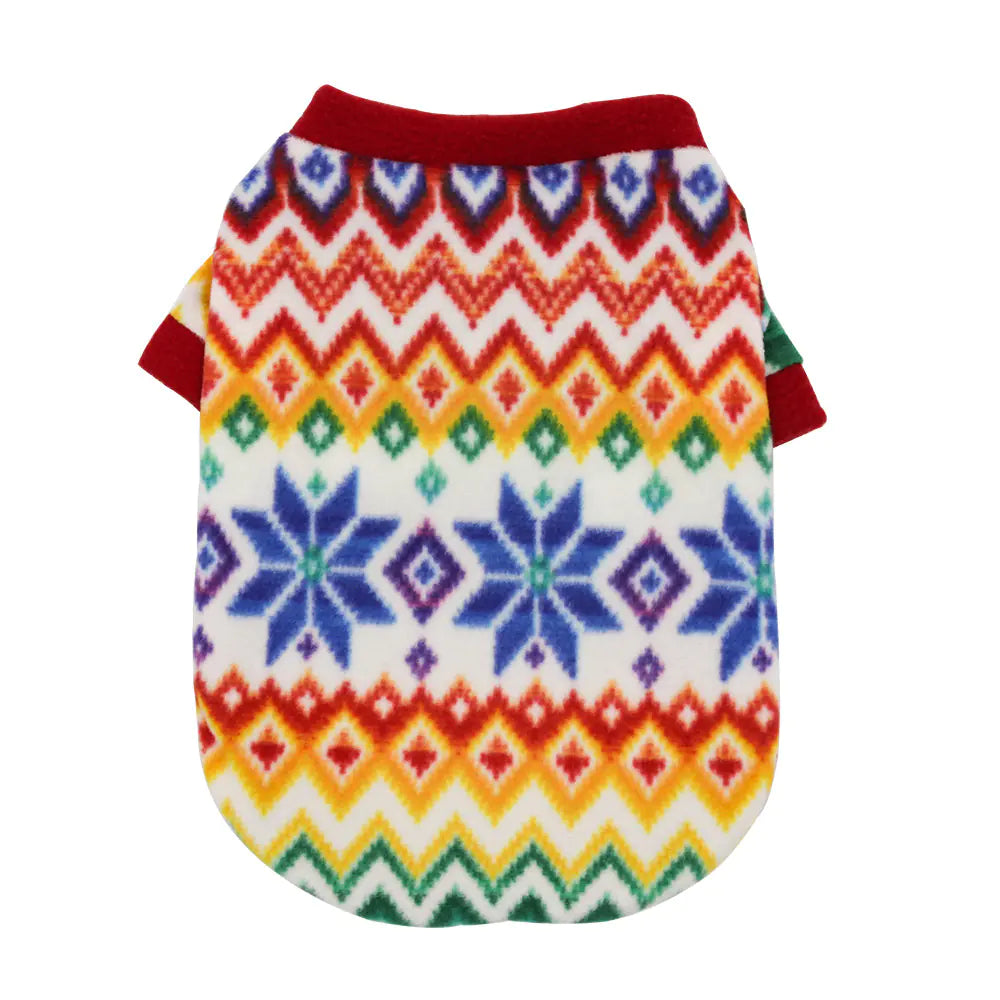Christmas Dog Sweater 🎄 | Warm Fleece Holiday Outfit for Small & Large Breeds