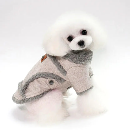 Luxe Fleece-Lined Winter Jacket 🐾| Warm & Stylish Dog Coat for All Breeds