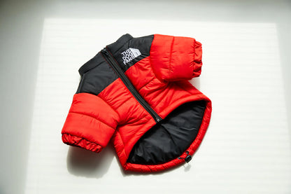 🧥🐾 Fashion Warm Waterproof Dog Padded Jacket – Stylish Winter Raincoat for Pets