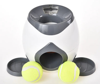 Interactive Pet Feeder Toy 🎾 | Automatic Ball Launcher & Treat Dispenser for Dogs