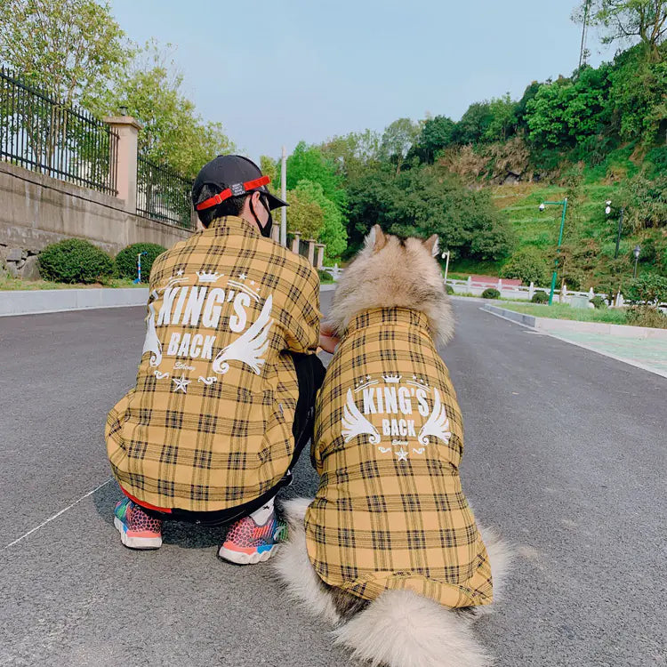 “King’s Back” 👑 Matching Shirts – For You & Your Furry Best Friend  🐾