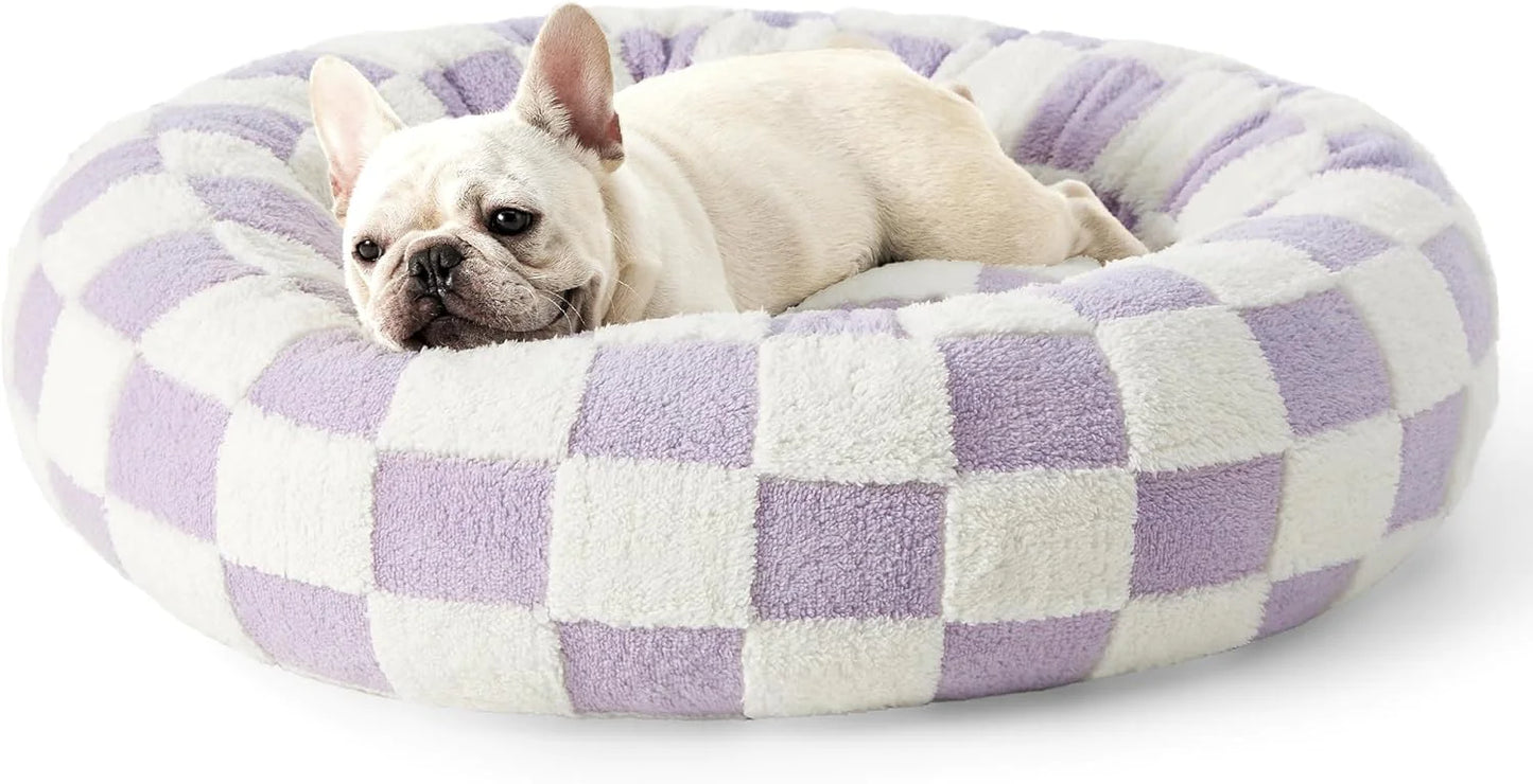 CozyPaw All-Season Pet Bed 🐾 | Plush Round Bed for Dogs & Cats
