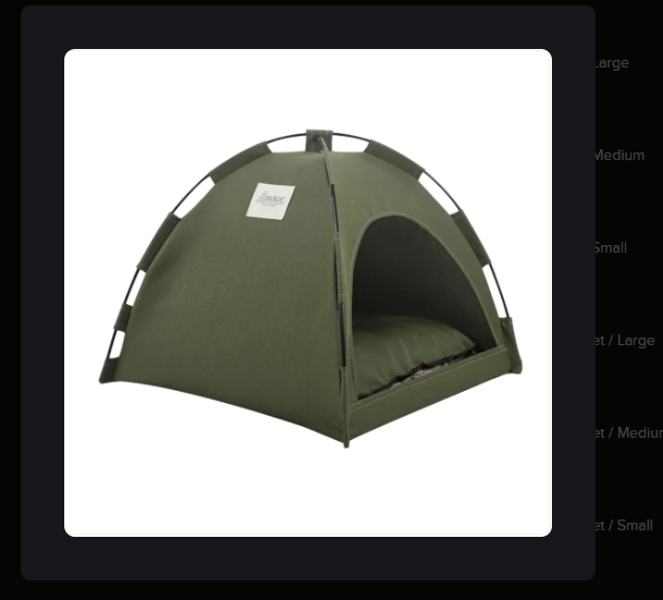 🏕️ Pet Tent with Cooling Mat | Cozy, Portable & Breathable Shelter for Pets