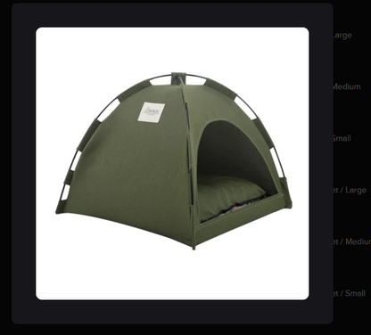 🏕️ Pet Tent with Cooling Mat | Cozy, Portable & Breathable Shelter for Pets