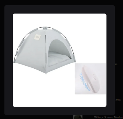🏕️ Pet Tent with Cooling Mat | Cozy, Portable & Breathable Shelter for Pets