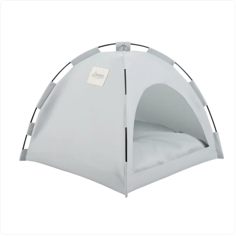 🏕️ Pet Tent with Cooling Mat | Cozy, Portable & Breathable Shelter for Pets