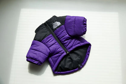 🧥🐾 Fashion Warm Waterproof Dog Padded Jacket – Stylish Winter Raincoat for Pets