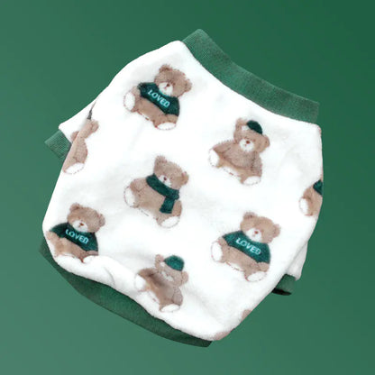 Corgi Winter Pajamas 🐾 - French Style Dog Clothes for Small & Large Breeds