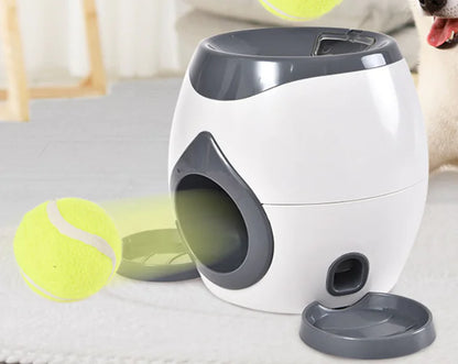 Interactive Pet Feeder Toy 🎾 | Automatic Ball Launcher & Treat Dispenser for Dogs