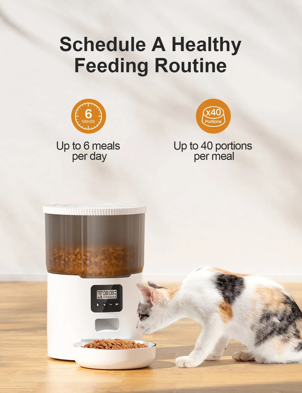 Smart Automatic Pet Feeder 🐾 | Programmable Food Dispenser for Cats & Dogs