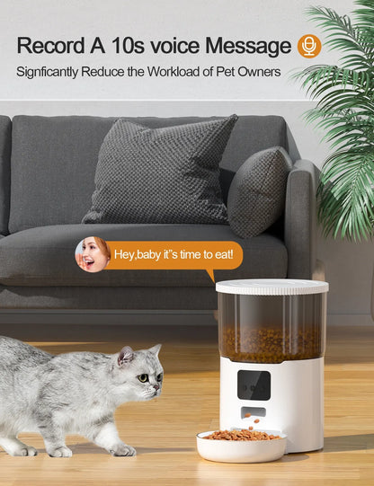 Smart Automatic Pet Feeder 🐾 | Programmable Food Dispenser for Cats & Dogs
