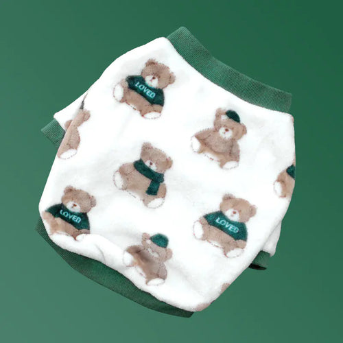 Corgi Winter Pajamas 🐾 - French Style Dog Clothes for Small & Large Breeds